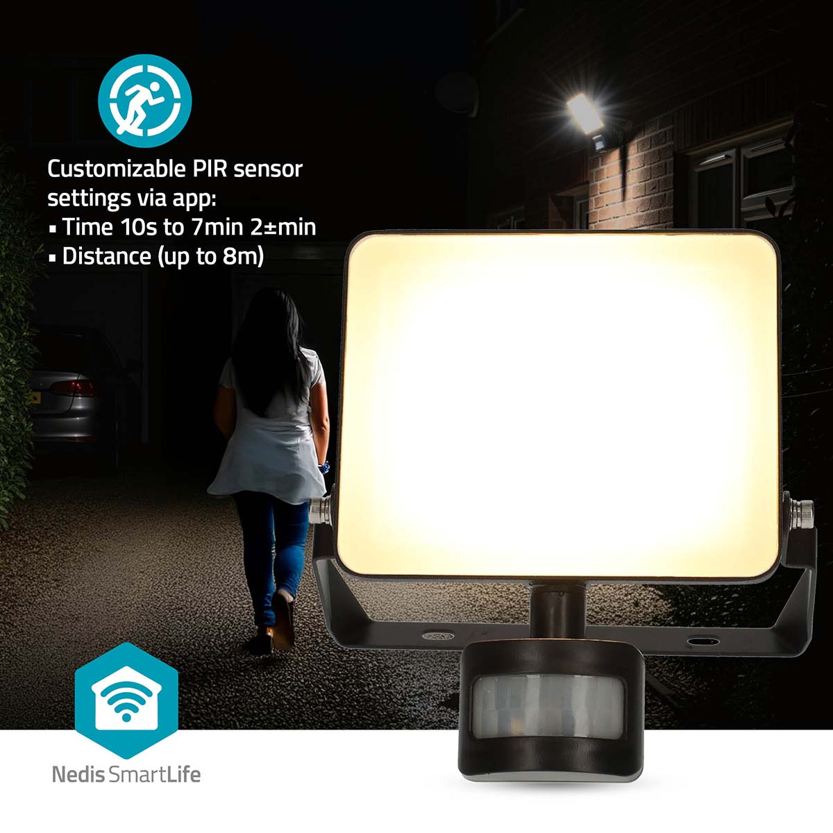 LED Spot 20w med sensor