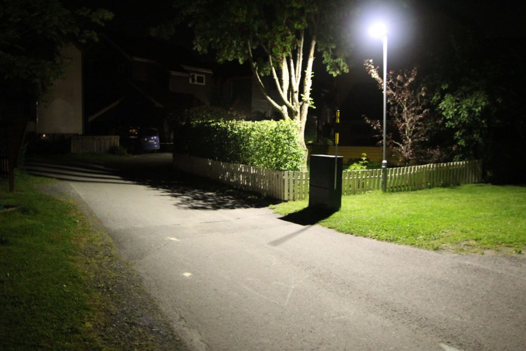 LED-Gatelys i tettbebygd boligområdet(Rognbudalen)